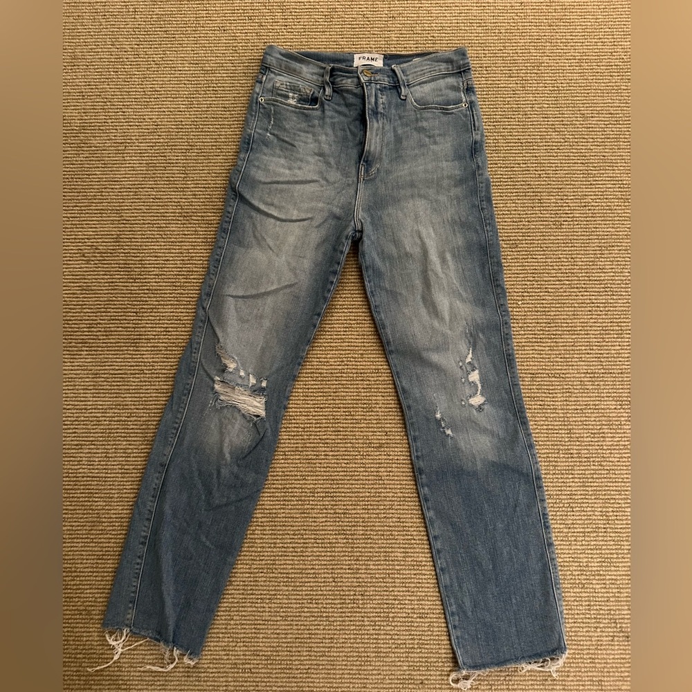 Frame Le Sylvie Slender Straight Jeans Size 28